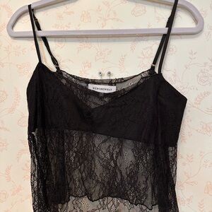 Black Lace Camisole by WeWoreWhat